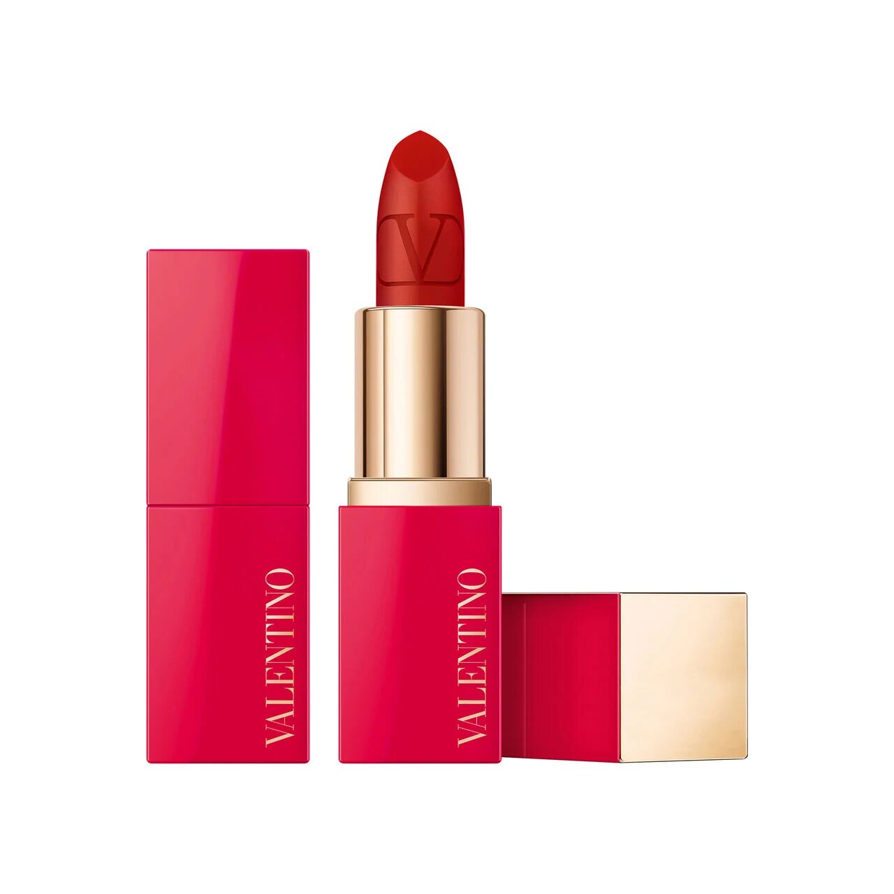 Valentino, Rosso, Finisaj satinat, Ruj cremos, 217A, Reincărcabilă, 3.5 g