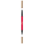 Valentino, Twin Liner, Cu două capete, Creion eyeliner gel, 02, Negru & Rosso, 8 g