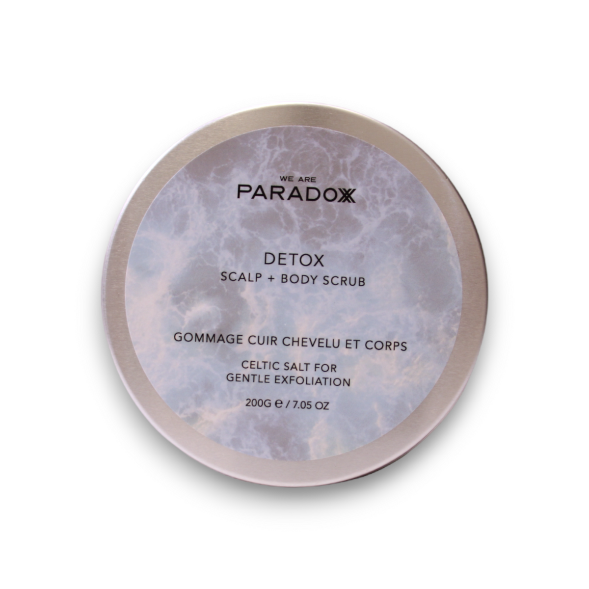 We are Paradoxx Detox exfoliant de corp cu sare celtica, 200 g
