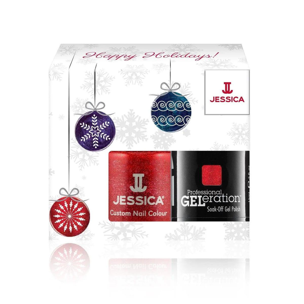 Set Jessica Hearts on Fire oja semipermanenta GELeration 15 ml si oja Custom Colors 14.8 ml Jessica