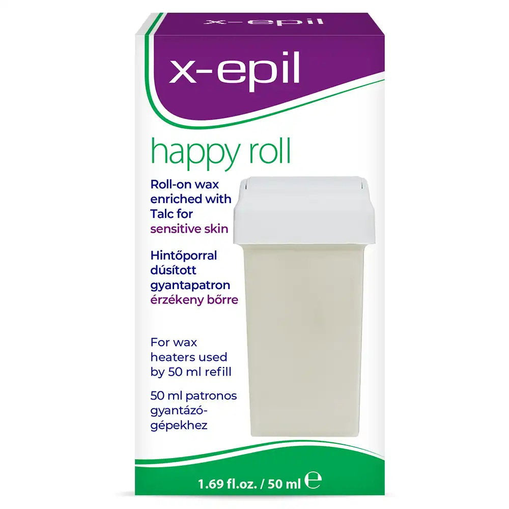 X-Epil Happy Roll ceara depilatoare cu talc, 50 ml
