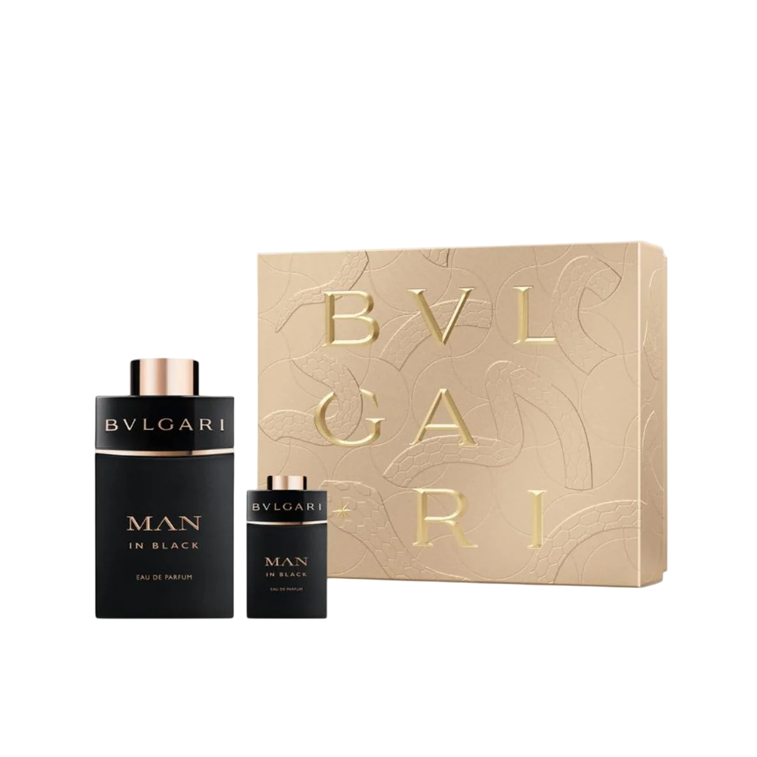 Set Bvlgari Man In Black apa de parfum 100 ml si 15 ml