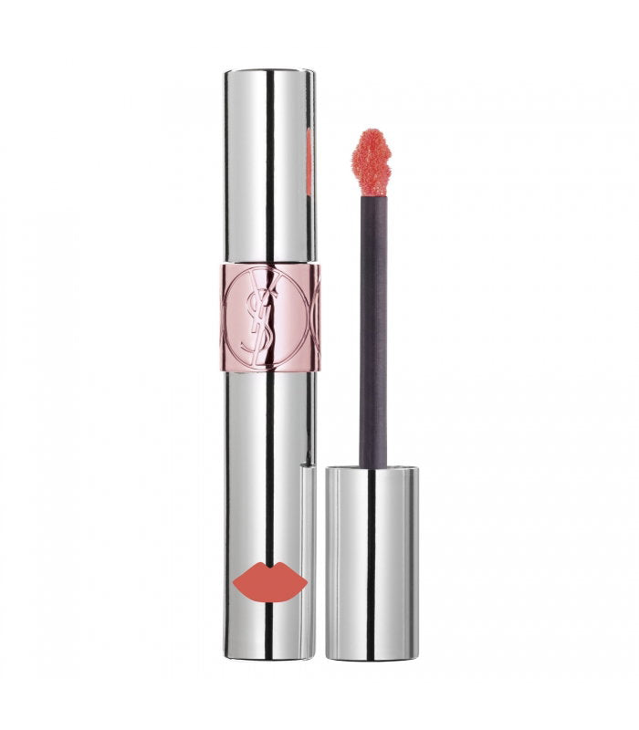 Yves Saint Laurent, Volupte Liquid Colour Balm, Îngrijire de lungă durată, Balsam de buze, 5, Urmărește-mă portocaliu, 6 ml